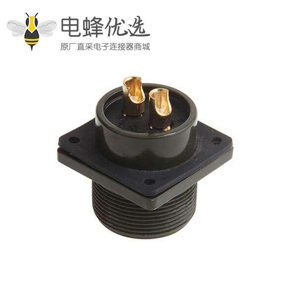 防水航空插头MS3102A20-23P功率型连接器-2P接头
