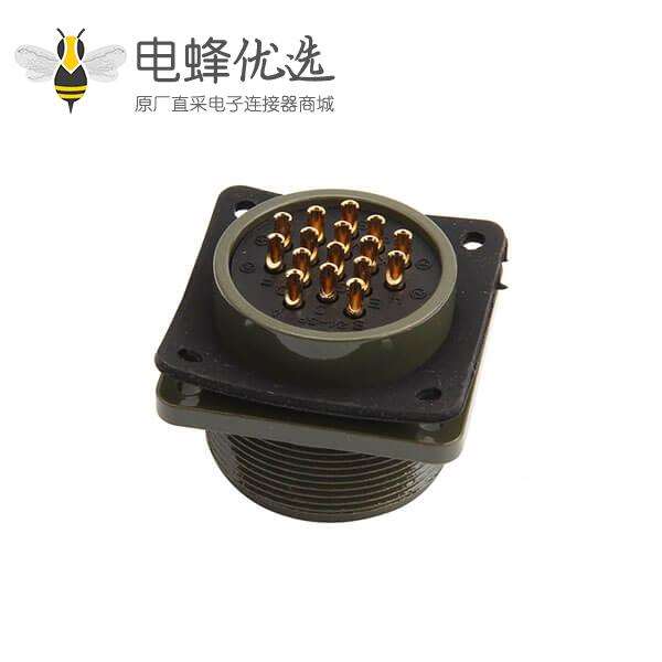 16芯工防航空插头插座MS3102A24-5P
