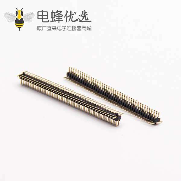 双排插针连接器直式180度1.0 PH 2&times;40 PIN贴板