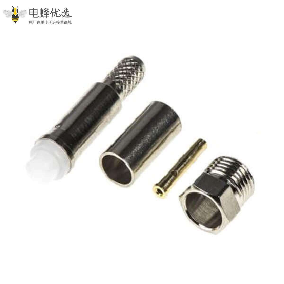 FME连接器直式电缆安装2GHz插孔压接端子50&Omega;
