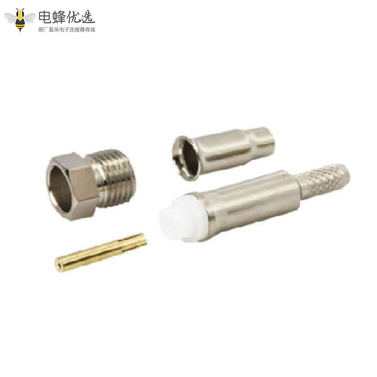 FME连接器插孔50&Omega;2GHz直式电缆安装压接端子