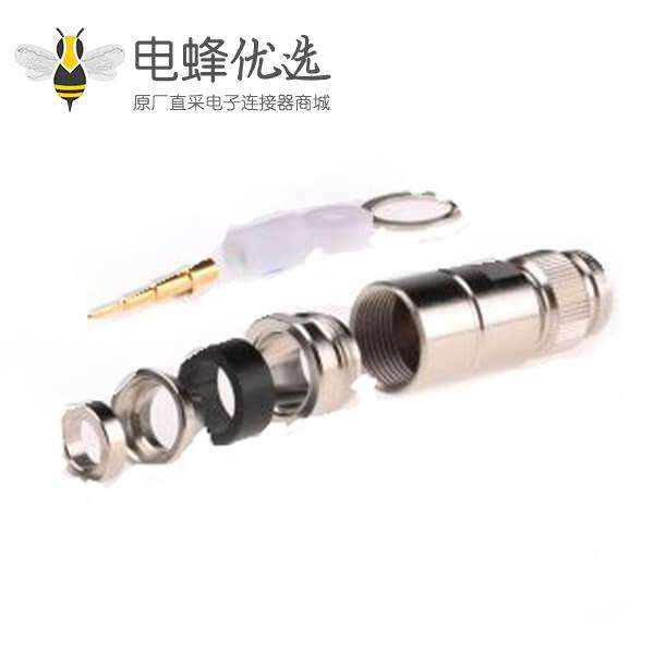 TNC连接器RG213 / U的47 x 17.5mm50&Omega;电缆安装座RG213 / U公头