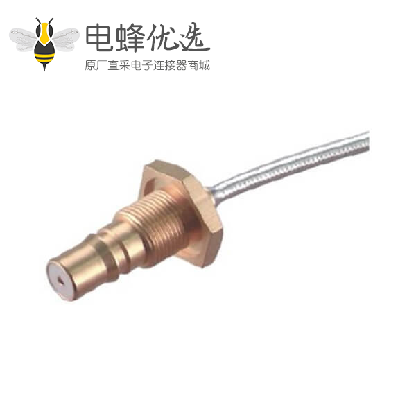 QMA50&Omega;面板安装连接器插座焊接端子接线RG316/U