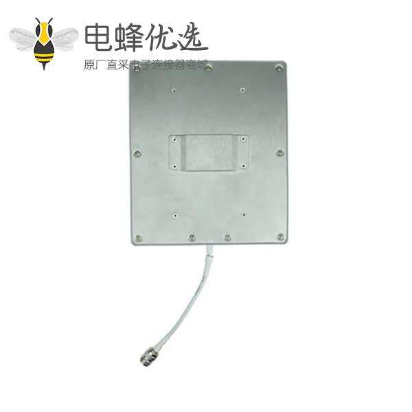 室外高增益4G/LTE天线白色接TNC公头方块状天线