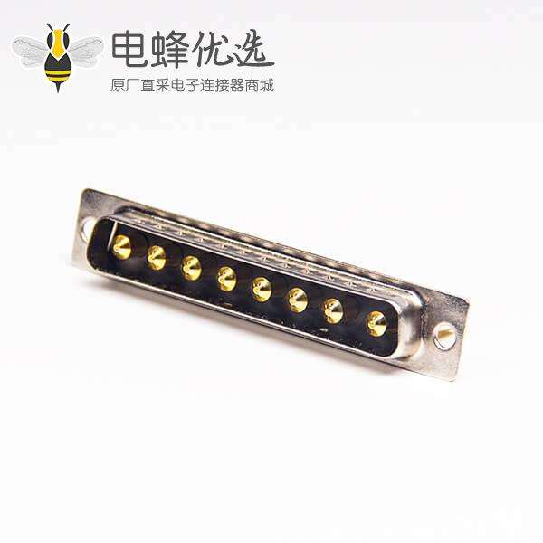 d-sub 8w8连接器直式公头焊接式接线车针