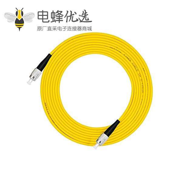 光纤跳线FC转FC单工单模OS2 9/125&mu;m线长3M