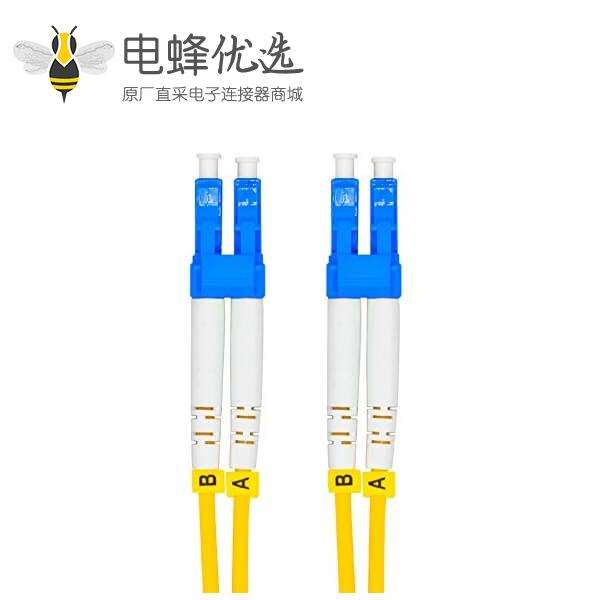 光纤跳线LC转LC线长3米 9/125&mu;m OS2双工单模