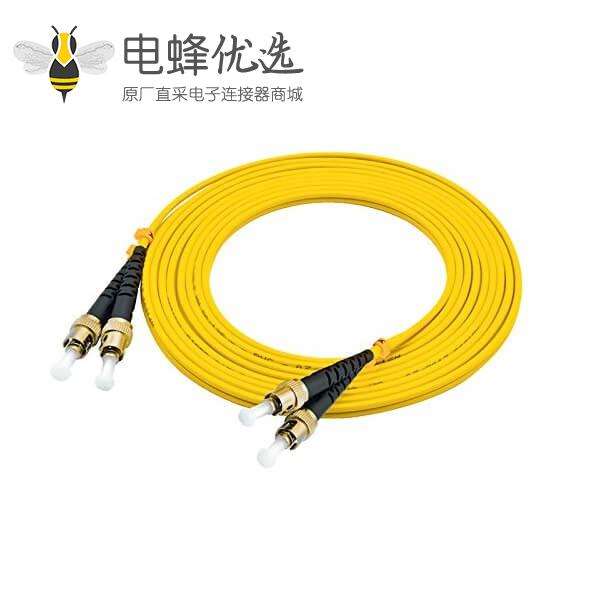 单模式光纤线长3米ST转ST 9/125&mu;m OS2双工