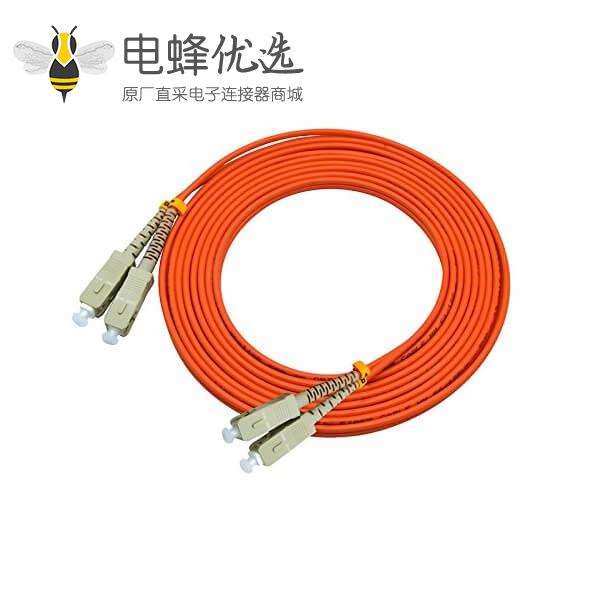 SC SC光纤跳线3米50/125&mu;m OM2双工多模