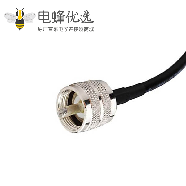 TNC接头天线延长线RG58转UHF PL259接头线长50CM