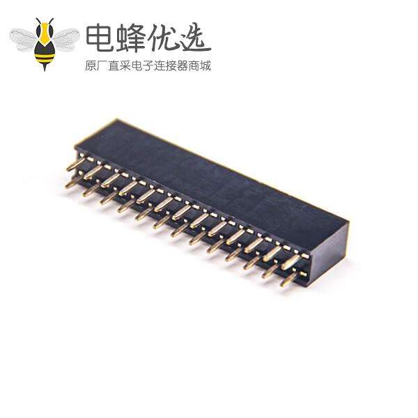 双排直排排母Y型180度母座2&times;13mm 10pcs