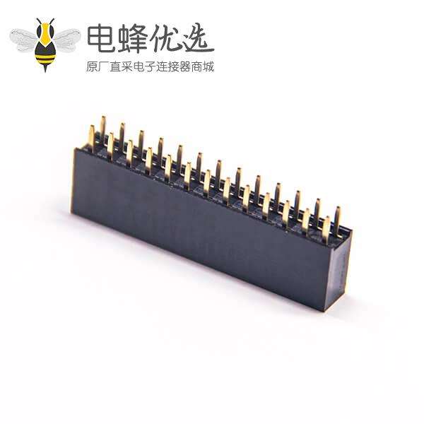 双排直排排母Y型180度母座2&times;13mm 10pcs