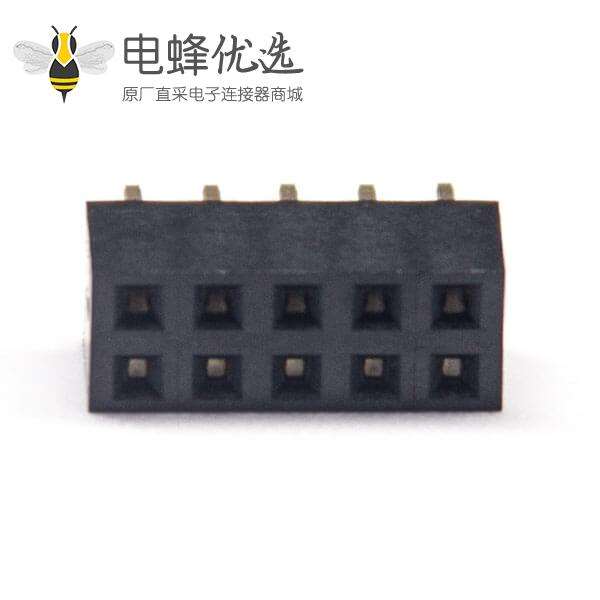 2.0间距双排母直式单塑2&times;5Pin插PCB板10pcs