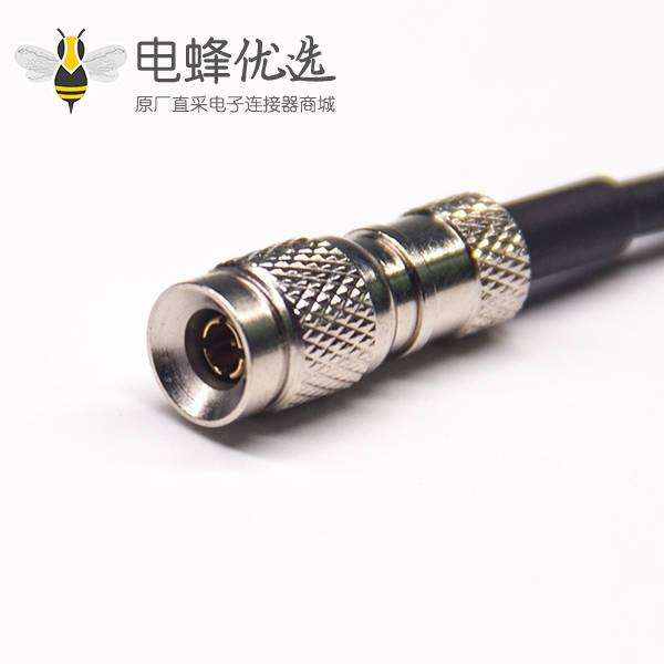 MCX连接器弯式公头转1.0/2.3公头直式接RG316线