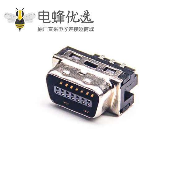 SCSI CN型插板式公头HPCN14芯直式公头