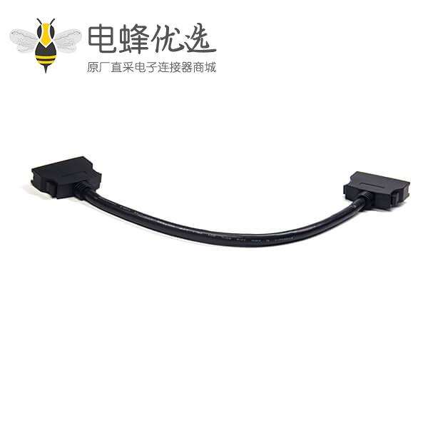 SCSI50针HPCN 直式公头转公头按键式连接器1米