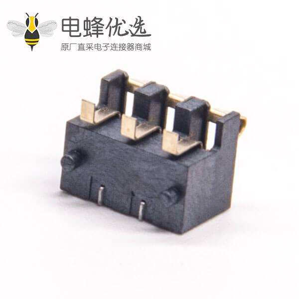 3芯电源连接器PH2.5镀金贴板安装接PCB板电池座公插头