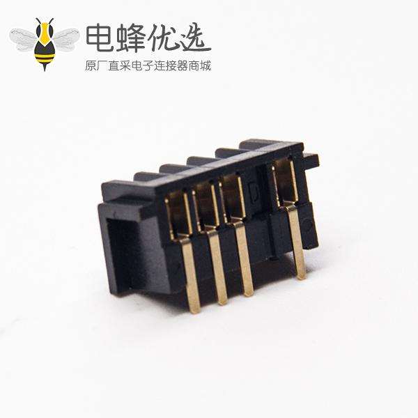 2.5mm4芯左防呆电池母座