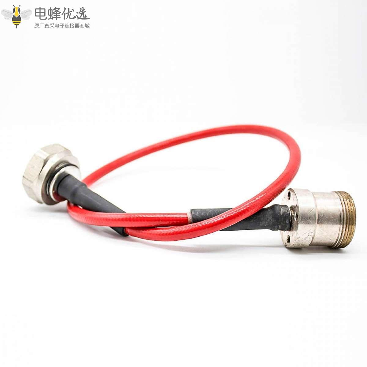 标准DIN公头转母头直式线材线长30cm