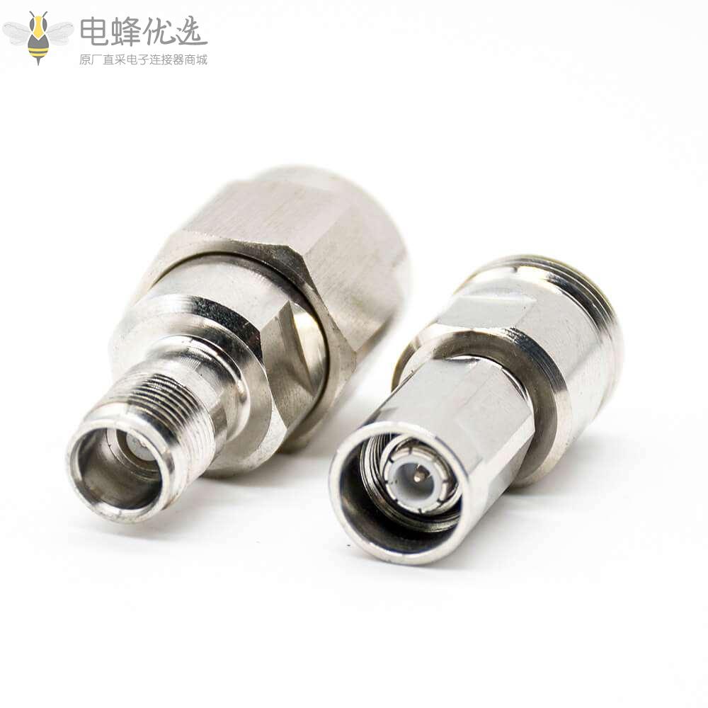 N型公头转NEX10母头直式转接头镀镍同轴连接器
