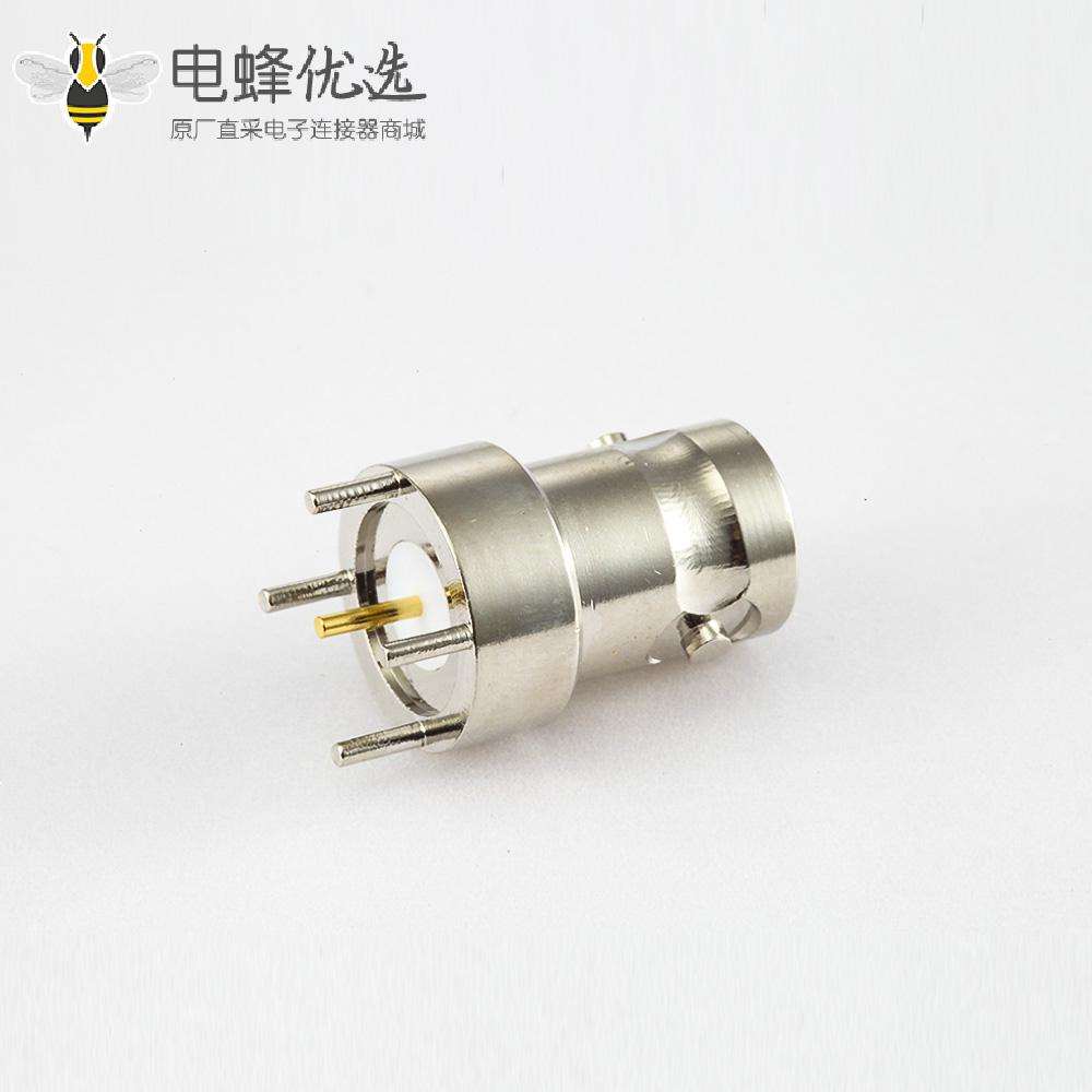 BNC连接器50&Omega;直式PCB安装母头插孔