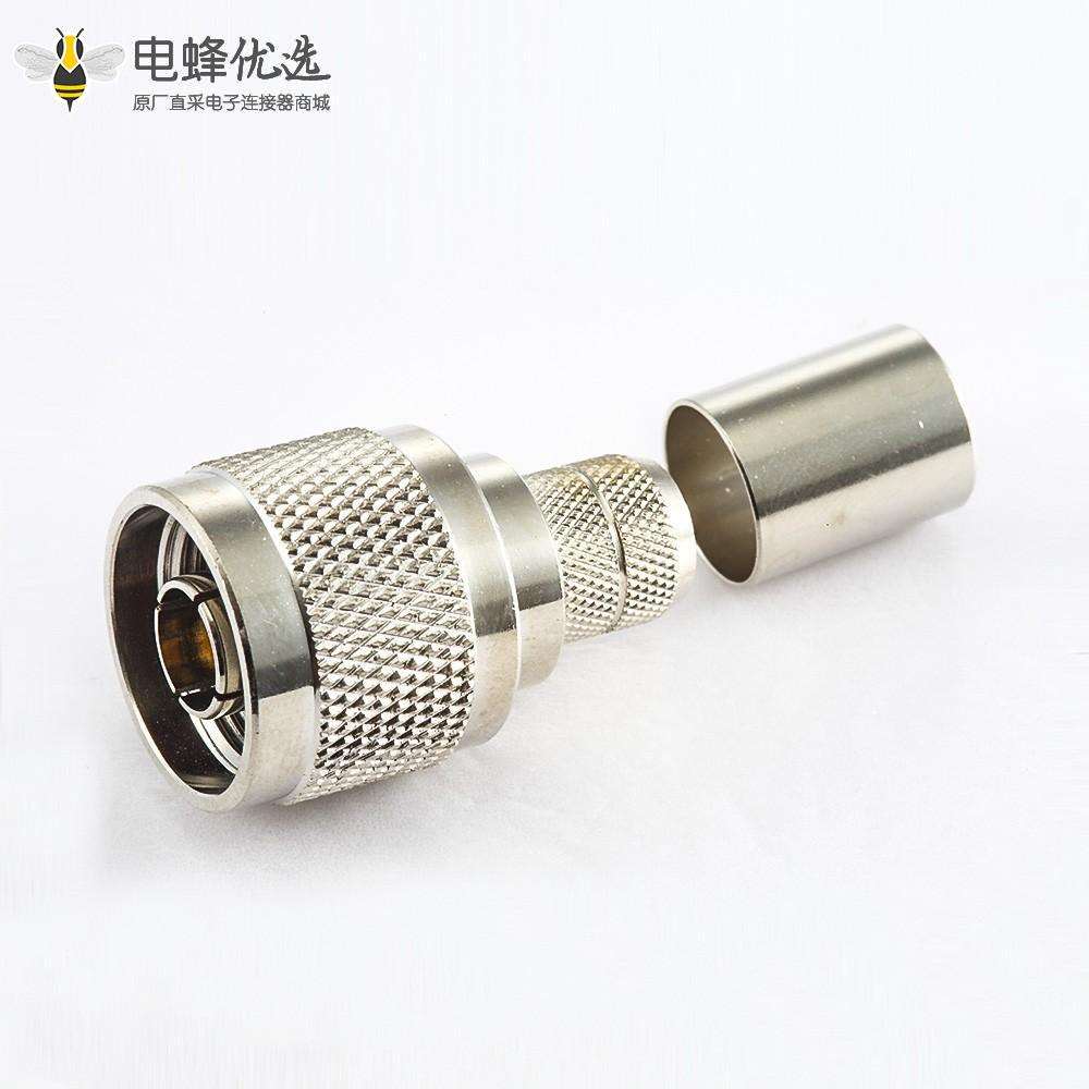 N型公连接器直压接LMR400 7D-FB