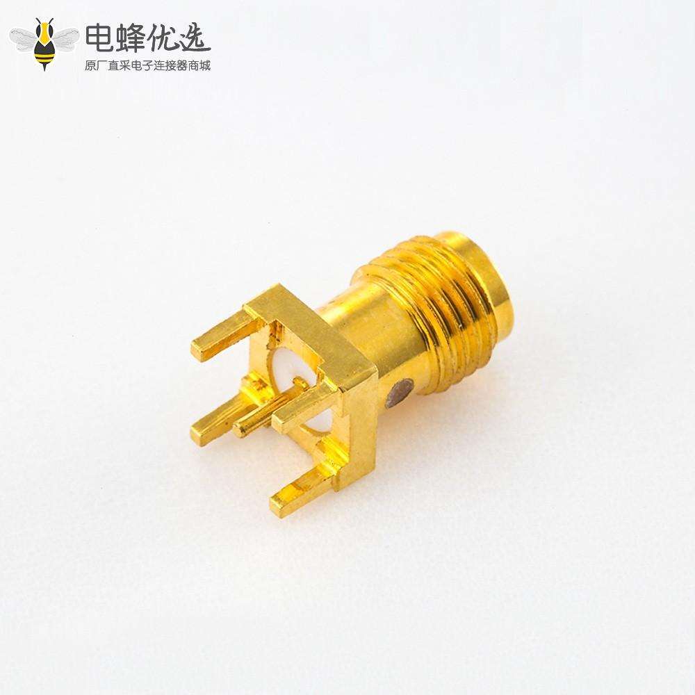 PCB安装SMA连接器母头直式插孔