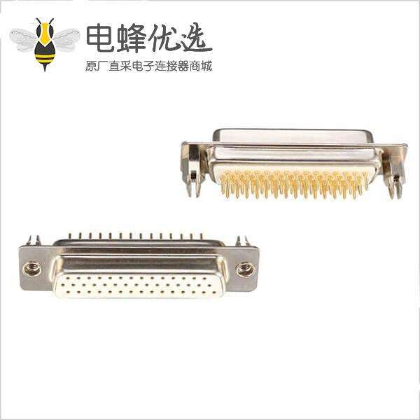 DB 44 pin母头连接器车针带鱼叉脚插板