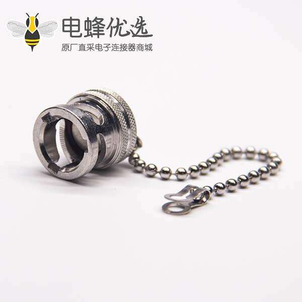 BNC公头防尘盖带链子