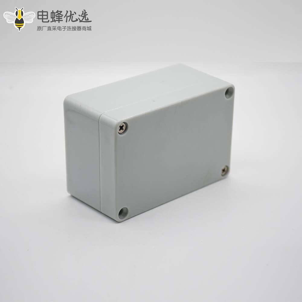 密封防水接线盒100&times;68&times;50螺丝固定6孔ABS塑料外壳