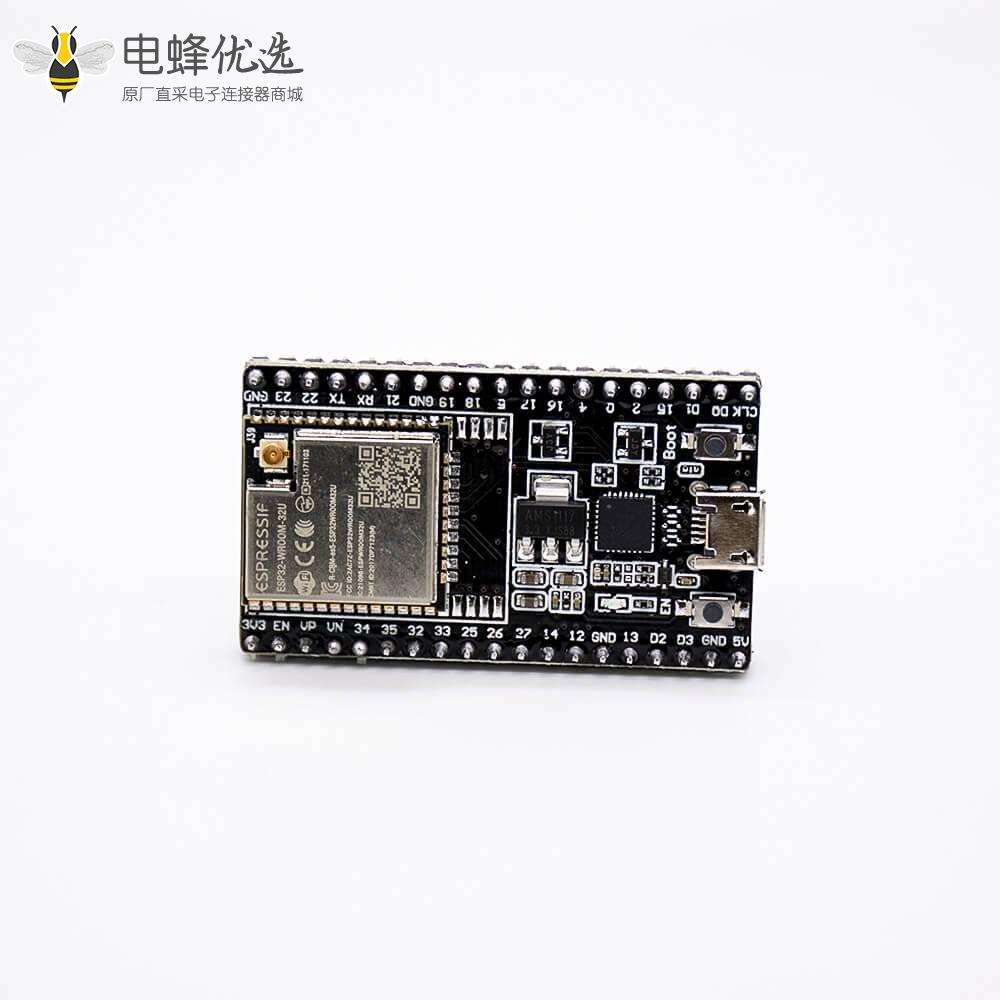 ESP32 DevKitC 开发板 ESP32底板可搭载WROOM-32D32U WROVER模块黑底板