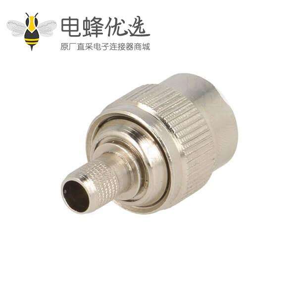 TNC公头反向直式50&Omega;H155压接接线
