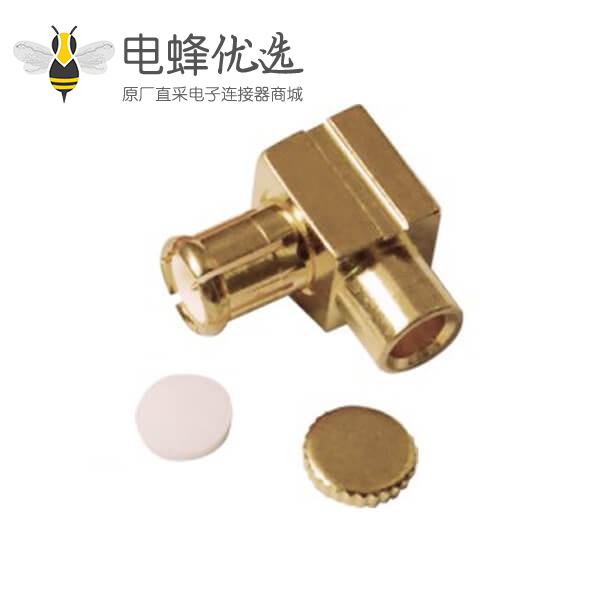 高清射频连接线MCX同轴连接器弯式公头