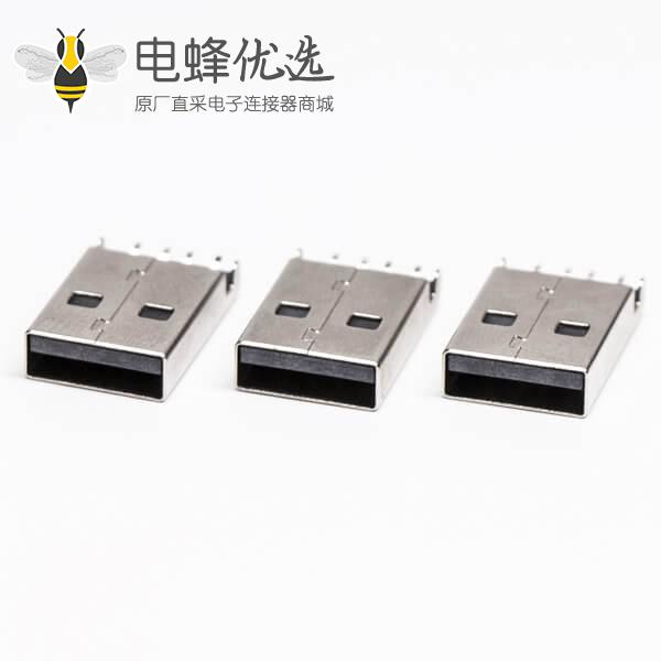 usb type a 公头90度SMT沉板接PCB板