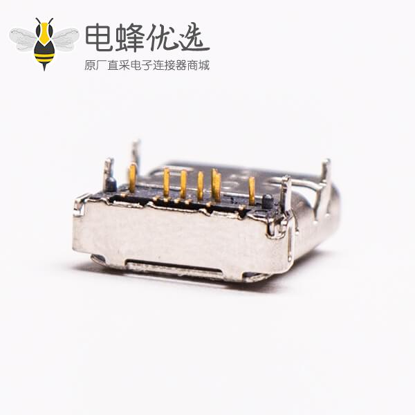 type c接头USB3.0母座弯头DIP+SMT
