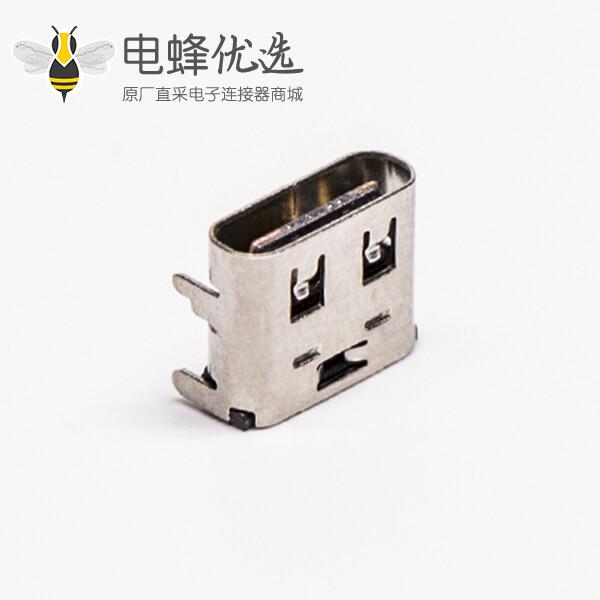 type c 贴板插板母头弯式USB3.0接PCB板