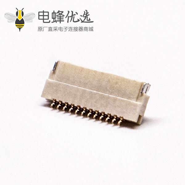 ffc/fpc连接器插座0.5mm前掀盖式下接触1.0H