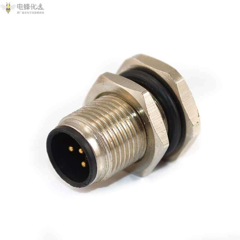 工业M12连接器5芯PIN6芯PIN