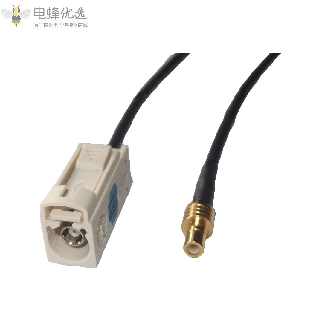 FAKRA接口SMB直转SMB公头汽车转接线RG174线FAKRASMB直母ABCDEFGHKZ