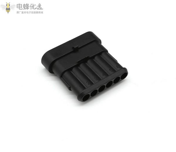 282108-1防水汽车连接器6孔公端接插件塑壳7061-1.5-11