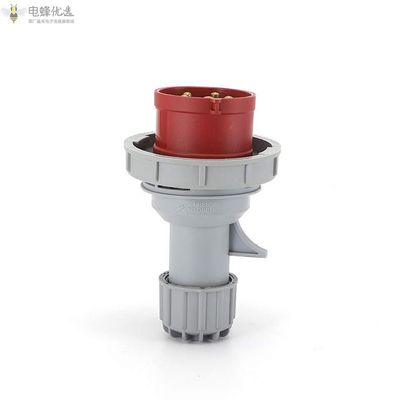 厂家供应IP67防水5芯工业连接器16A250V工业插头电缆插件