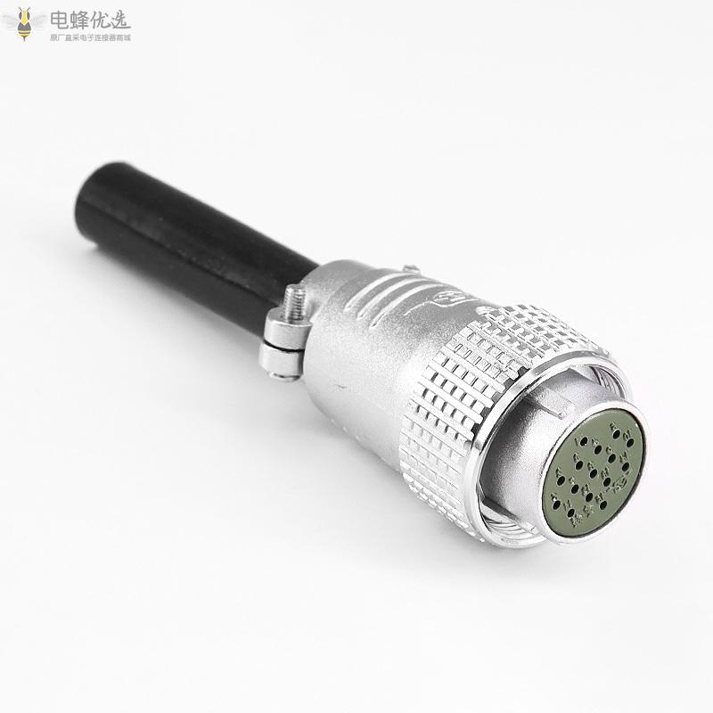 航空插头插座TP24_15芯公母连接器焊接式厂家批发