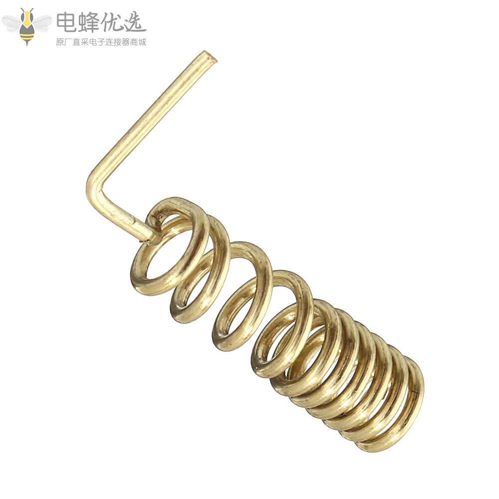 5件铜GSM_GPRS直弯弹簧天线粗铜螺旋线圈绕线天线GSM主板焊接DIY