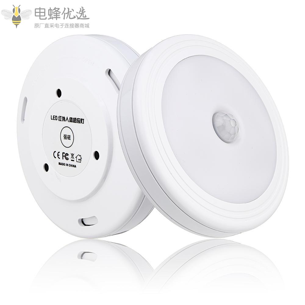 人体感应灯LED过道小夜灯电池感应灯用于衣柜橱柜行李箱