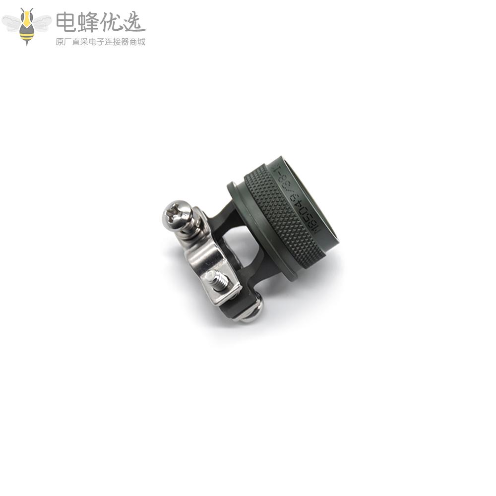 D38999连接器13号壳体橄榄绿直电缆夹镀镉尾附