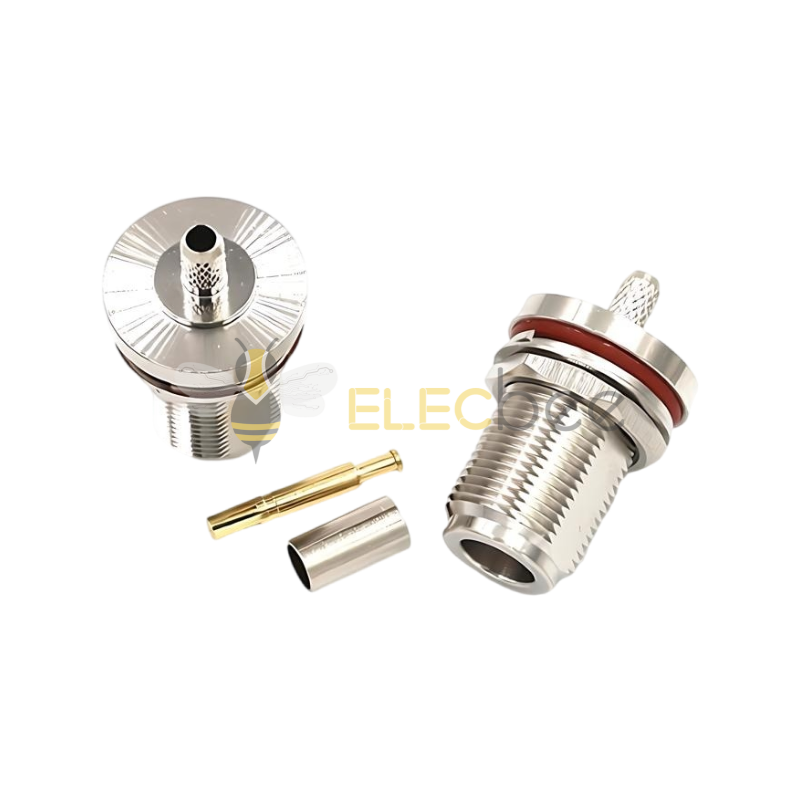 N-KY-1.5 N型全铜母头  开窗式 23MM 牙长 带防水帽