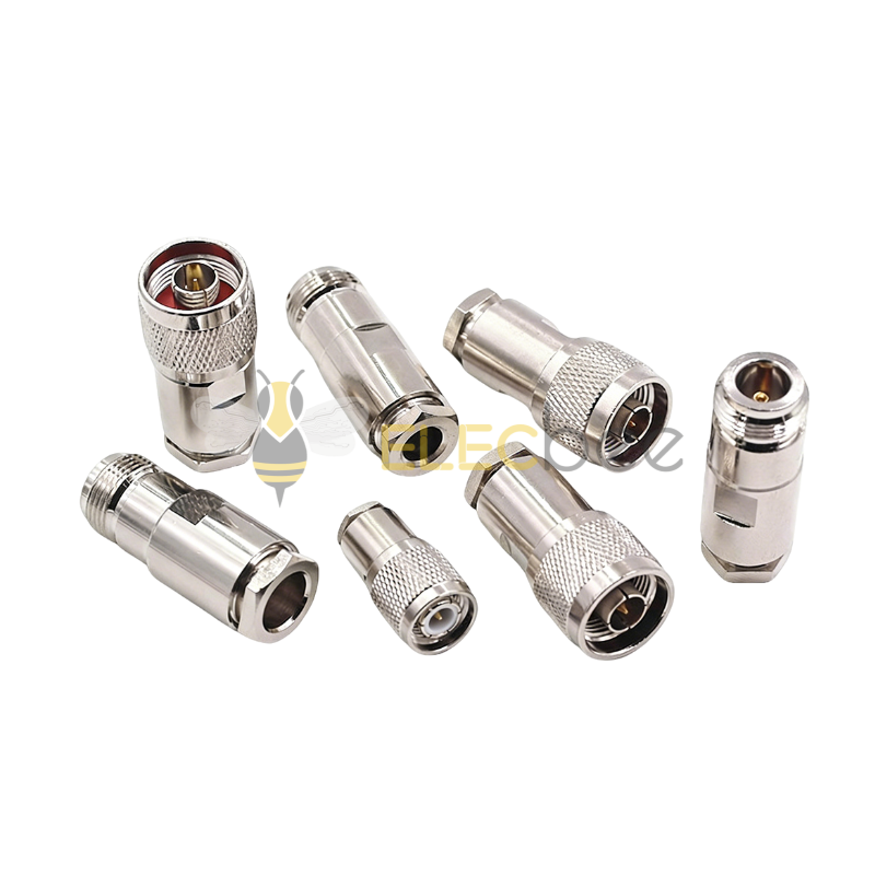 N-J/N-K50-3/50-5/50-7 全铜N型公头母头转接式连接器  / 公头 / 母头