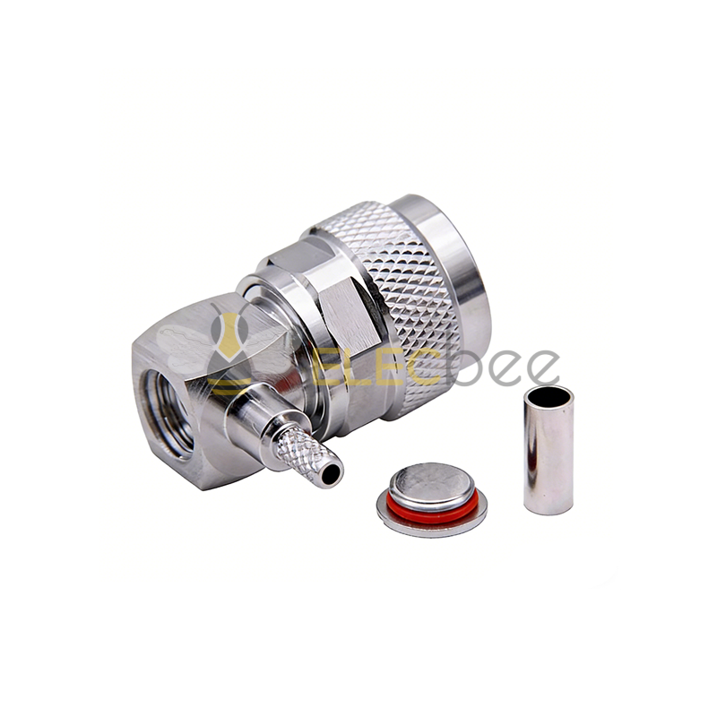 GPS天线连接器 TNC-C-JW-1.5 TNC弯公 匹配RG316线 6G
