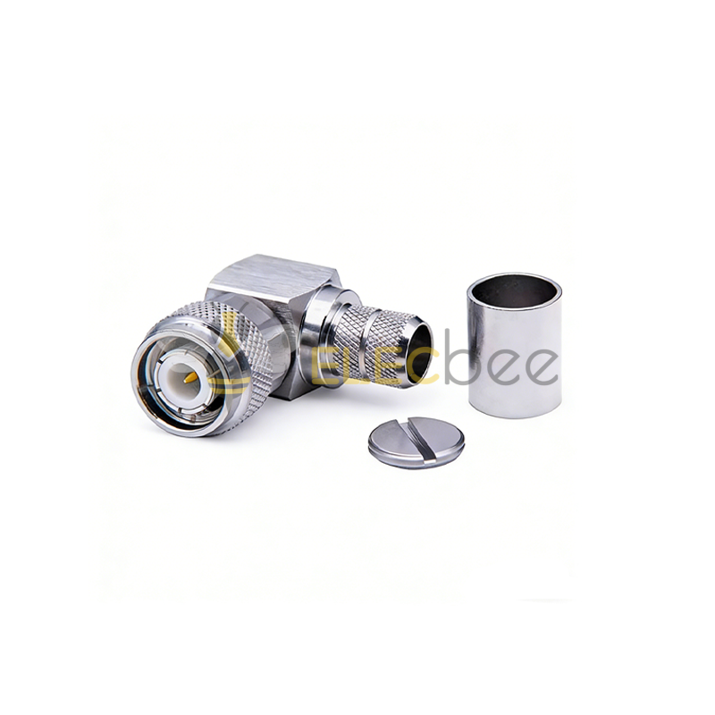 射频连接器 TNC-C-JW-7 TNC弯公头 压接 匹配50-7线 6G