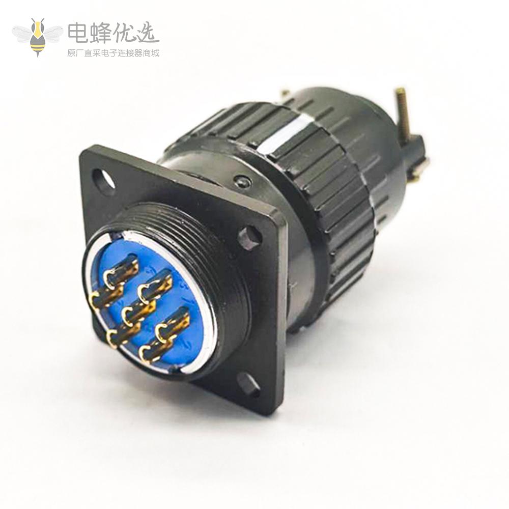 Y2M-7TK 7芯航空插连接器卡扣连接